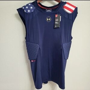 NEW Under Armour 5-Pad Top Pro HEX Padded Shirt Size 3XL